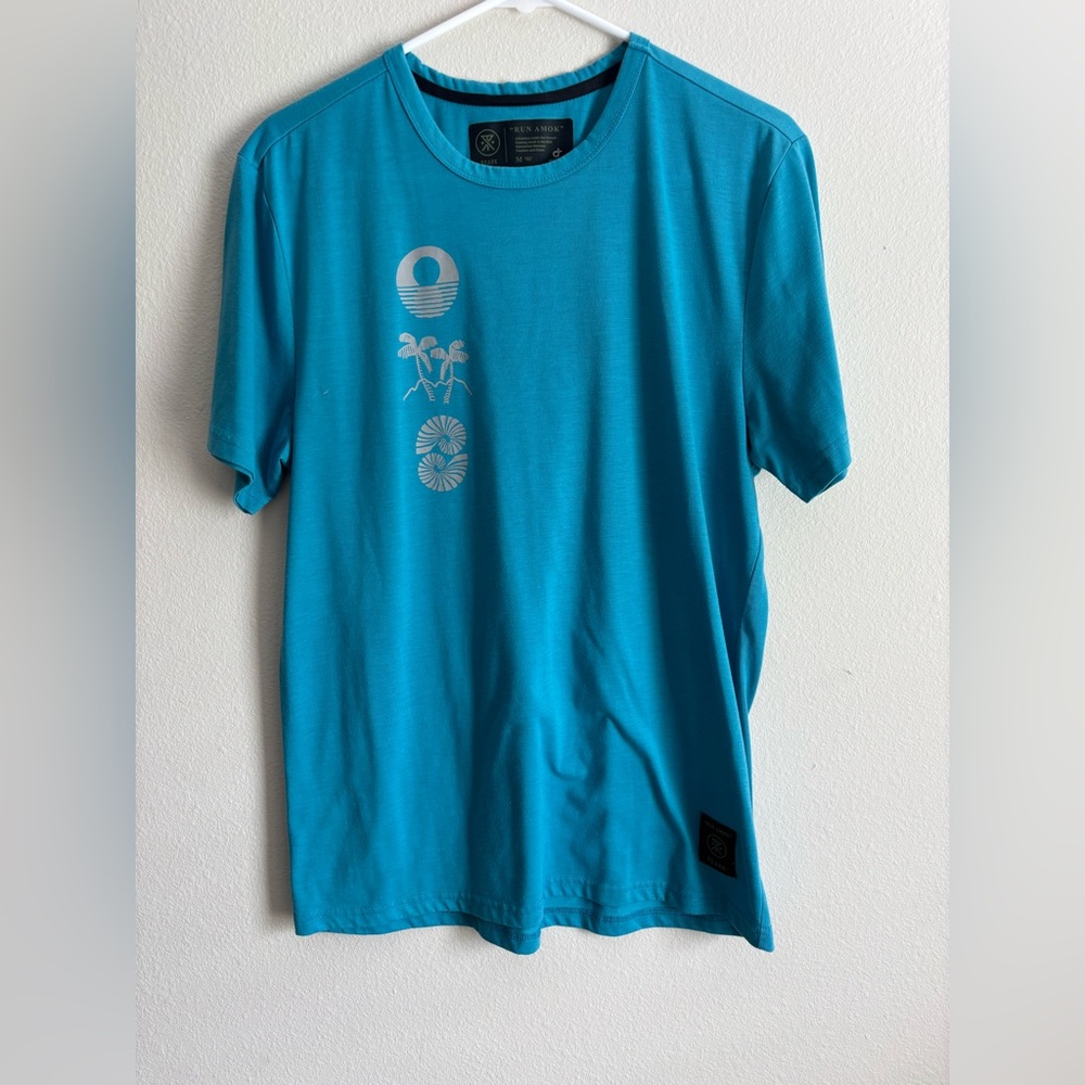 Roark RUN AMOK Blue Graphic Men's T-Shirt